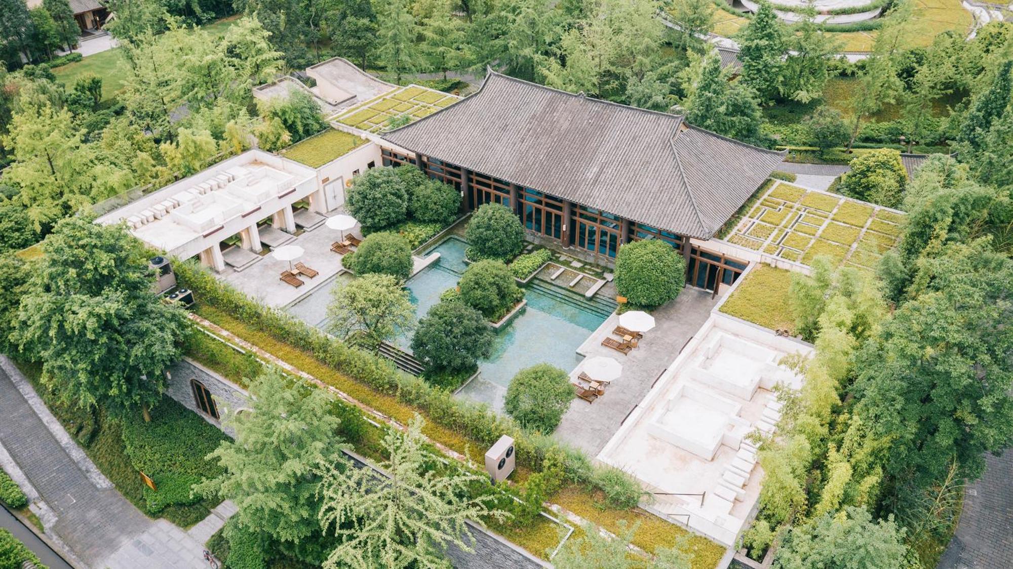 Six Senses Qing Cheng Mountain Ξενοδοχείο Τσενγκντού Εξωτερικό φωτογραφία